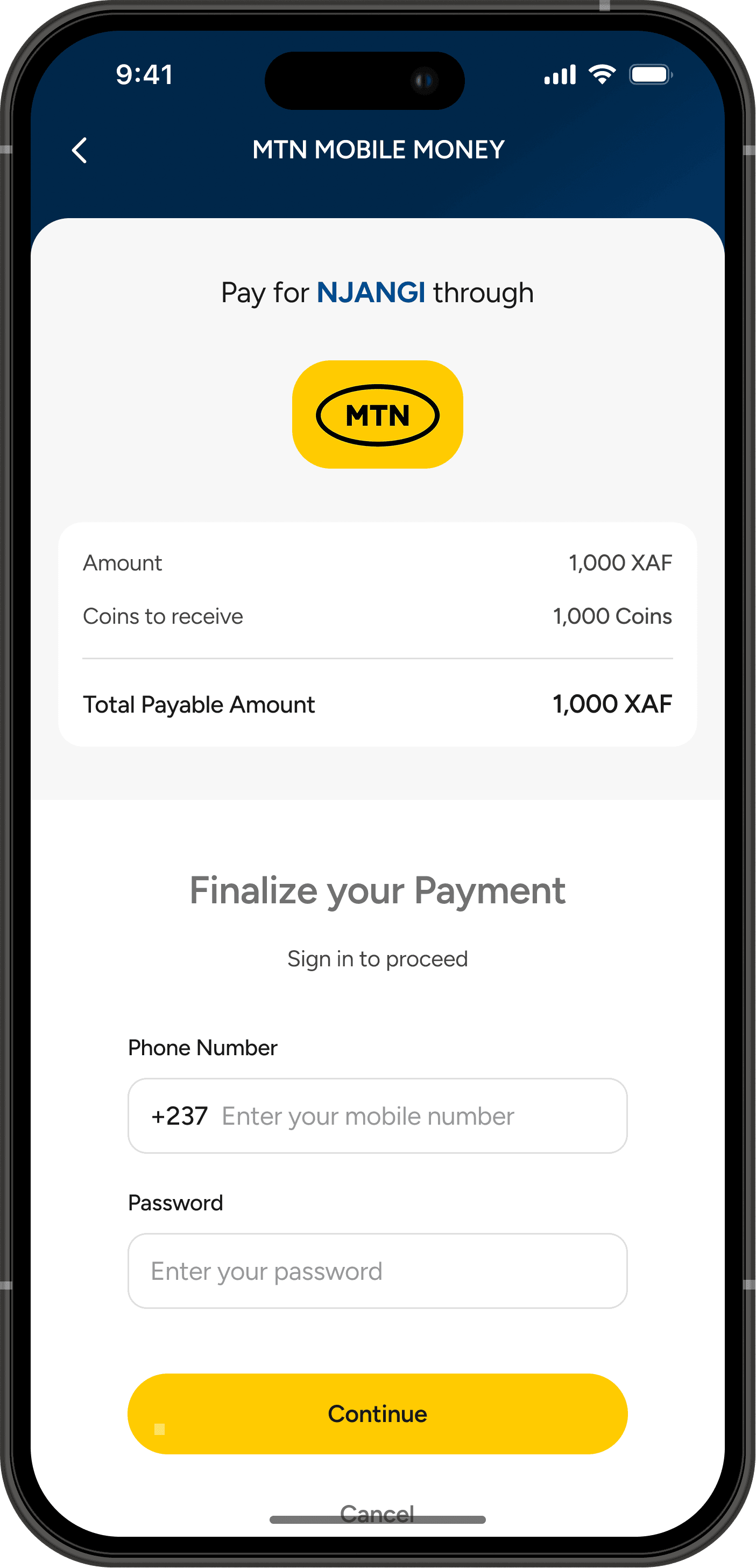 Secure Payments & Wallet